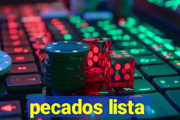 pecados lista